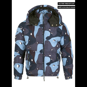 Wholesale <b>Mens</b> Customize Winter <b>Camo</b> Puffer <b>Jackets</b> With Adjustable Hood Winter Custom Heated Coats and Warm Bomber <b>Jacket</b> - Product Image 4