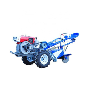 Durable 12hp 13Hp diesel Electrcic Farm Field Dos ruedas Mini Motor Motocultor Power Weeder Tiller Tractor de mano Tractor caminando - Product Image 2