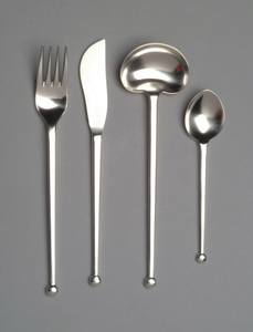 Juego de Cubiertos de Metal Hechos a Mano en India de Gran Calidad a Precio de Mayoreo, Cubiertos Plateados, Personalización de Logotipo para Uso en Servicios de Catering - Product Image 4