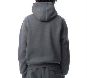 Conjunto de Sudadera con Capucha Deportiva de Dos Piezas para Hombre, Talla Grande, de Alta Calidad, Informal, de Verano, de Algodón Transpirable de Secado Rápido, con Logotipo Personalizado - Product Image 3