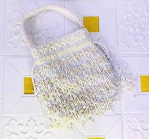 Bolso de Fiesta Étnico Hecho a Mano, Tipo Potli Batua, con Cuentas, Diseño de Piedras, Correa Dori, Forro de Algodón, Multifuncional y Moderno - Product Image 3