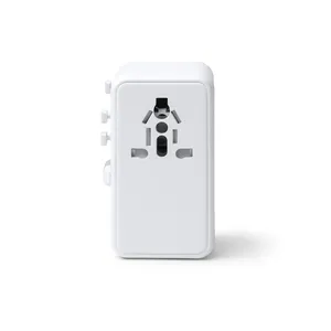 Adattatore da Viaggio Personalizzato Milvo, Gadget USB Promozionali per la Comodità in Movimento - Product Image 2