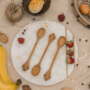 Cucharas de Té de Madera de Súper Calidad, Ecológicas, Accesorios de Cocina para Fiestas, Cucharas para Mezclar, Cocinar y Servir Sopa - Product Image 2