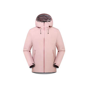 Chaqueta exterior impermeable de concha dura de color contrastante - Product Image 1