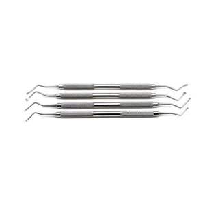 PERIODONTAL LUCAS CURETTES DENTAL SURGICAL HIGH QUALITY INSTRUMENTS GERMAN STAINLESS STEEL SET of 4 PCS - Product Image 3