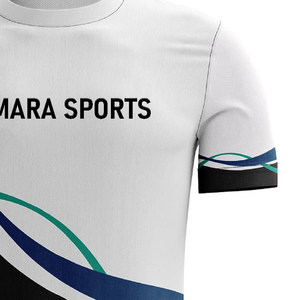 Camisetas de hombre bordadas de manga corta de verano transpirables de alta calidad con logotipo personalizado - Product Image 6