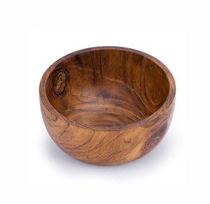 ชามซุปไม้อะคาเซียแบบใช้แล้วทิ้งโบราณดีไซน์ทันสมัยสำหรับเสิร์ฟอาหารสไตล์วินเทจ - Product Image 2