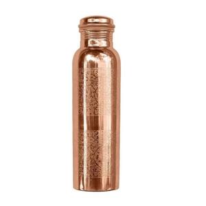 Pure Copper Bottle Shine Finished for Water Drinking <b>Office</b> & School Use Leak Proof Copper Bottle - Product Image 5