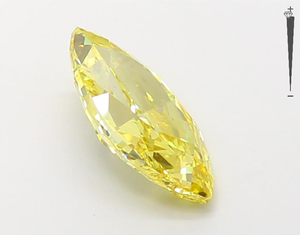 IGI VVS VS laboratoire fantaisie créé Marquise jaune couleur diamant en vrac HPHT CVD vrai diamant pour bijoux - Product Image 4