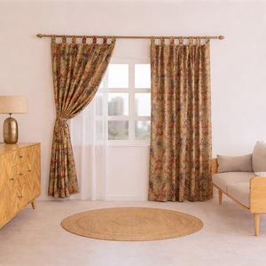 Cortinas con Ojales Personalizadas, Cenefas con Alto Nivel de Sombreado y Protección Contra el Polvo, Ventana Francesa, Estilo Americano para Todas las Estaciones - Product Image 2