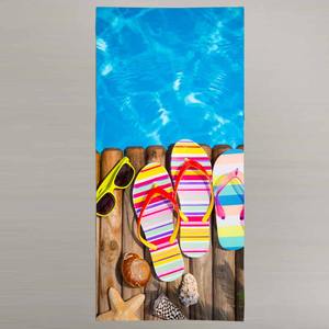 Toalla de Playa y Piscina Personalizable 100% Algodón 350GSM de Secado Rápido, Moderna y Novedosa con Impresión Digital Absorbente, Ideal para el Verano - Product Image 5