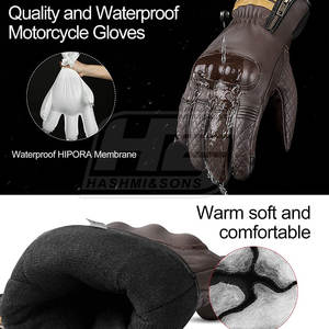 Gants de moto sur mesure Design confortable en cuir antidérapant pour une utilisation sportive en hiver en vente! - Product Image 4