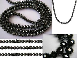 Diamantes negros naturales sueltos de tamaño de 3,00mm de la mejor calidad Forma redonda con diamantes negros excepcionales - Product Image 3