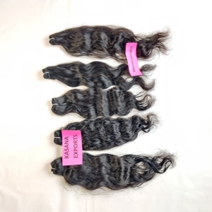 Extensiones de Cabello Humano Virgen Remy de Color Natural para Tejer, 100% Alineado con la Cutícula, Doble Trama a Máquina, 100g, Todos los Colores - Product Image 2