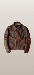 VESTE EN CUIR CIRE DE HAUTE QUALITÉ - Product Image 3