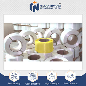 Exportateur de quantité en vrac vendant largement la sangle d'emballage de fixation de charge de cordon de boucle de fil composite de polyester de 32mm pour la cargaison - Product Image 4