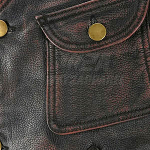 Taux de vente total Bon matériel Moto Gilet en cuir OEM Gilet de motard en cuir pour hommes 2025 - Product Image 6