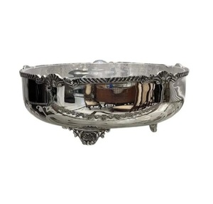 Superior Quality Gold Plated Metal Bowl with Floral Design for Serving Chocolate or <b>Sweets</b> at <b>Parties</b> - Product Image 5