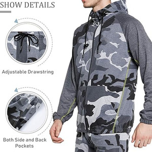 Hombres Poliéster Fleece Slim Fit Gym Wear Jogger Sets Conjunto de dos piezas Sleav completo con capucha Chándal personalizado Hombres subido por Dress Sports - Product Image 4