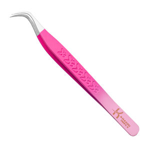 Pinces à cils classiques, pinces à extensions de cils, KHADMI IMPEX, pointe en fibre, pinces à cils droites et courbes, pinces à cils volumineuses - Product Image 1