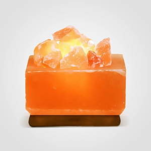 Bol à Feu en Sel de l'Himalaya Fait Main en Forme Carrée avec des Morceaux de Sel Naturel pour une Ambiance Spa et Bien-être - Product Image 4