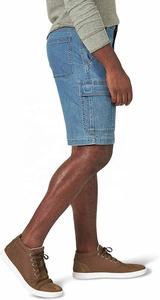 Fournisseur OEM de shorts en jean pour hommes au Pakistan, vêtements de sport élégants et extensibles, style de rue, tenues de tous les jours, shorts en maille - Product Image 5