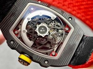 Reloj Digital Ultrafino de 7.8mm con Caja Tonneau, Esqueleto, Unisex, Ligero (32g), Deportivo, de Lujo, con Cristal de Zafiro, Cronógrafo, con Agujas - Product Image 4