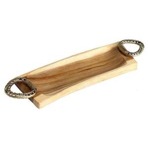 Plateaux de service en bois design pour la décoration de table, la restauration, la qualité supérieure, les mariages et les fêtes - Product Image 4