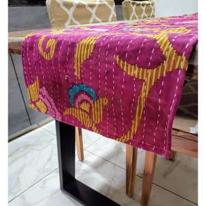 Cotton Bohemian Floral Tapestry Table <b>Runner</b> Elegant Striped Pattern for Christmas Party Vintage Home Farm House Decor Hippie - Product Image 6