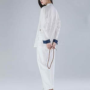 Ropa de entrenamiento Conjunto de uniforme de Kung Fu de talla grande Diseño de alta calidad Venta caliente Uniforme de Kung Fu - Product Image 4