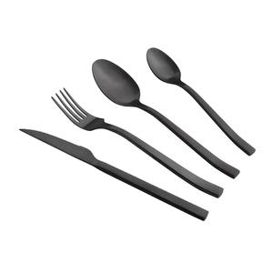 Ensemble de couverts modernes en or mat avec manche blanc, idéal pour la décoration de table à manger à domicile et les événements, en provenance d'Inde - Product Image 2