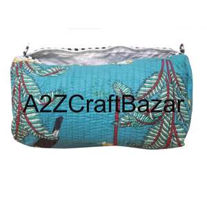 Sacs à cosmétiques en tissu de coton écologique Fermeture à glissière à pompon Design tendance Réutilisable Léger Multifonction Pochette à maquillage - Product Image 6