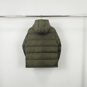 Chaquetas Acolchadas con Capucha y Cuello Alto de Lona Impermeable de Secado Rápido para Hombre, Servicio OEM - Product Image 5