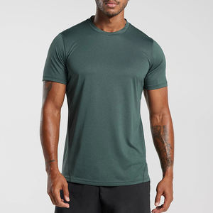 Sublimación personalizada de secado rápido Fitness camiseta Slim Fit transpirable deportes comprimido gimnasio 100% poliéster Stringer camiseta para hombres - Product Image 2