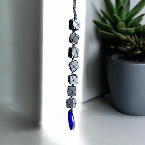 Pendentif en cristal rond de tourmaline noire, charme œil de protection, écologique, qualité supérieure, énergie protectrice, bouclier contre les énergies négatives, décoration - Product Image 4