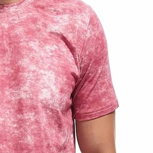 T-shirt à manches courtes et col rond en coton pour hommes de 200g, couleur unie, hauts décontractés simples et amples, conception Offre Spéciale vierge - Product Image 3
