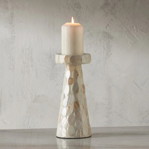 Linterna de vela de lujo hecha a mano, luz decorativa elegante, acento artístico para el hogar para dormitorio, decoración de mesa de sala de estar - Product Image 2