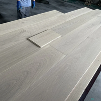 High Quality Solid Wood Hardwood Flooring White Oak Multilayer Brushed European French Engineered Timber Flooring