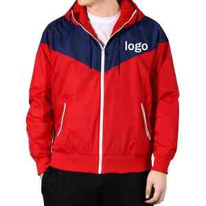 Veste coupe-vent à capuche fine pour homme, printemps été, sports de plein air, logo personnalisé, uniforme d'équipe - Product Image 3