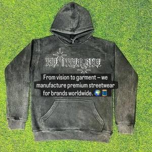 Sudadera con Capucha Unisex de Forro Polar para Invierno, de Alta Calidad, 100% Algodón, Impresión Digital Sólida, Bordado Personalizado - Product Image 2