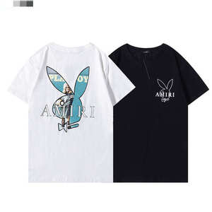 Camiseta Personalizada de Manga Corta con Cuello Redondo, 100% Algodón Grueso, con Logotipo Personalizado para Hombre y Mujer, Impresión DTG/DTF - Product Image 1