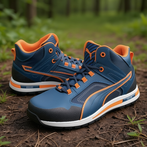 Chaussures de sécurité Crosstwist MID, bottes de sécurité taille 45 bleu/orange S3S FO HRO SR 20345:2022 - Product Image 3