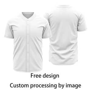 Oem Cheap Blank Fashion Baseball Jersey Style <b>Shirt</b> Wholesale Plain Baseball Jerseys Custom Your Team T-<b>shirts</b> - Product Image 3