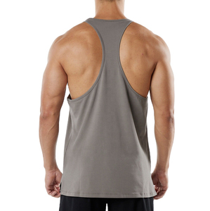 2024 hommes Gym débardeurs respirant Fitness maillots musculation Stringer avec Technique lavée pour l'entraînement - Product Image 3