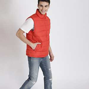 Chaleco acolchado transpirable de alta calidad para hombre, talla grande personalizada, chaleco holgado de estilo informal sin mangas sólido cálido para invierno - Product Image 5