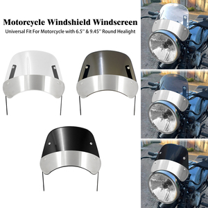 HCMOTORKU motocicleta 6,5 "y 9,45" <span class=keywords><strong>Faro</strong></span> parabrisas Deflector de viento parabrisas <span class=keywords><strong>carenado</strong></span> para Harley para Honda para Yamaha para BMW - Product Image 6