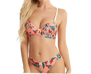 Ensemble de bikini push-up solide pour la femme 2 pièces Ensembles de bikini respirant à séchage rapide à prix abordable à vendre en ligne - Product Image 6