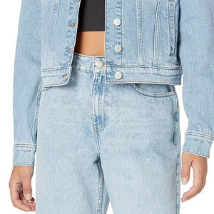 Chaqueta Vaquera para Mujer con Logotipo Personalizado, de Alta Calidad y Bajo Precio, Talla Grande, Transpirable - Product Image 5