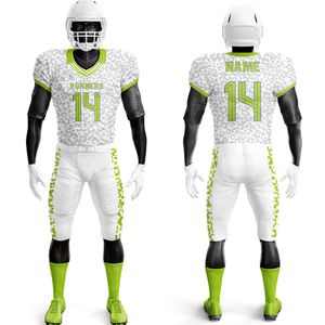 Uniforme de fútbol americano personalizado al por mayor con camiseta de impresión digital más logotipo y personalización de tamaño - Product Image 1