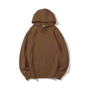 Sudaderas con capucha para hombre con hombros caídos en blanco de alta calidad, sudaderas de manga larga con logotipo personalizado impreso, sudaderas de cuello redondo de gran tamaño - Product Image 2